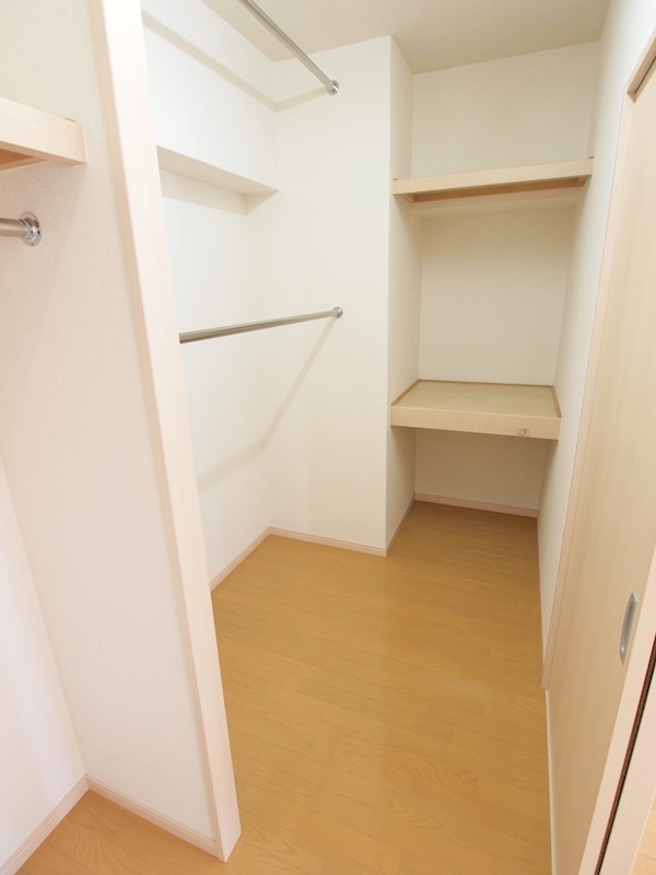 収納　ウォークインクローゼット完備。