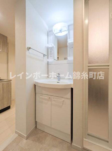 洗面設備　※建築中のため同施工会社参考写真となります。