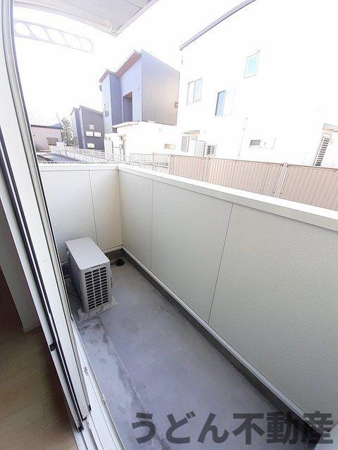 バルコニー　うどん県のお部屋探しはうどん不動産へ うどんちゃんとLINE