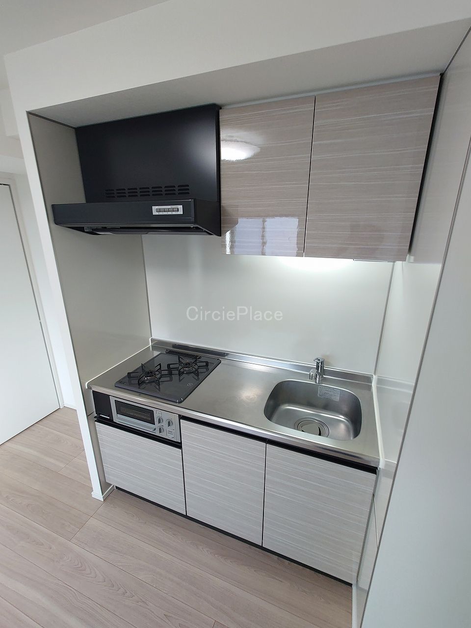 キッチン　2口ガスシステムキッチン