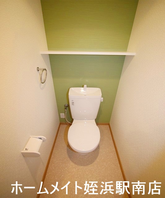 トイレ　★アクセントクロスがオシャレなトイレ★※別部屋参考写真