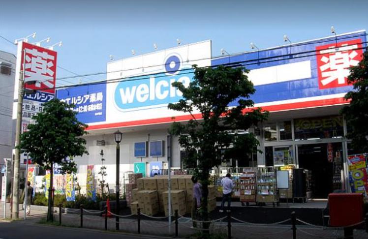 ドラックストア　ウエルシア板橋赤塚店（ドラッグストア）まで423m