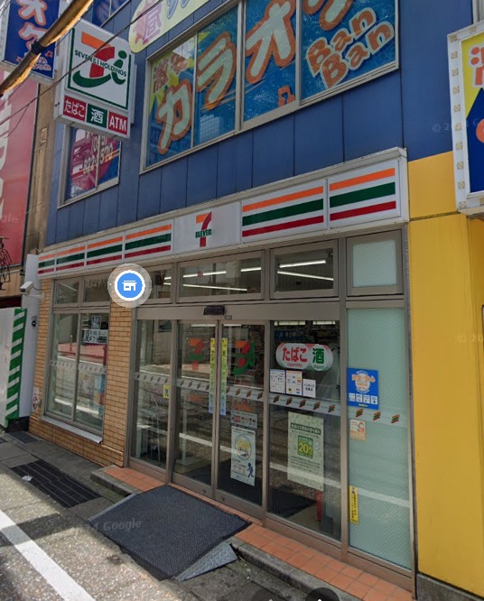 コンビニ　セブンイレブン長崎思案橋店（コンビニ）まで518m