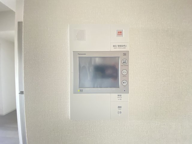セキュリティ　モニター付きインターホンです