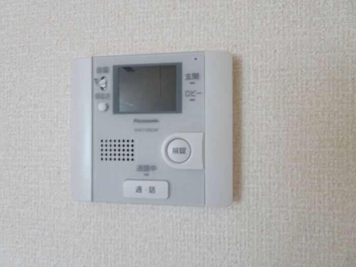 セキュリティ　モニター付きインターホンです