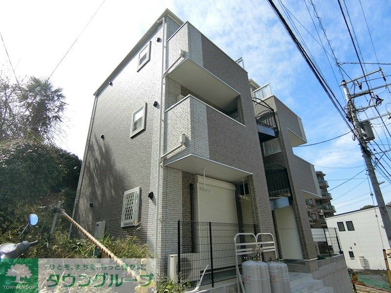建物外観　英国寄宿舎風デザイナーズシリーズ！レンガ調のオシャレな外観…