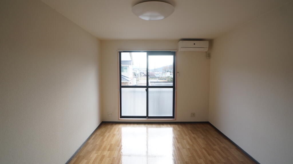 眺望　洋室(エアコン付き)（同アパートの別部屋写真を掲載しています