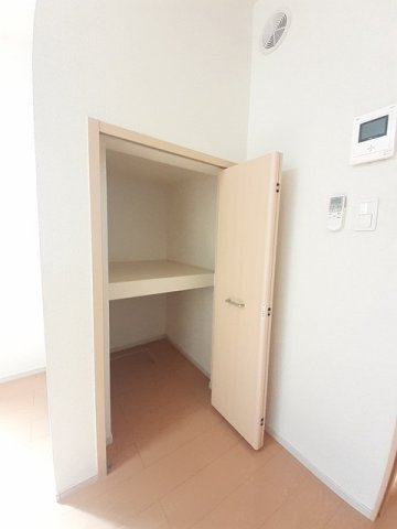 収納　大きなスペースがあり、収納には困りません