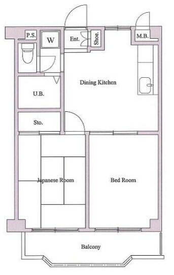 建物外観　間取りです。