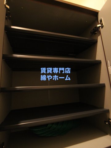 収納　収納があります