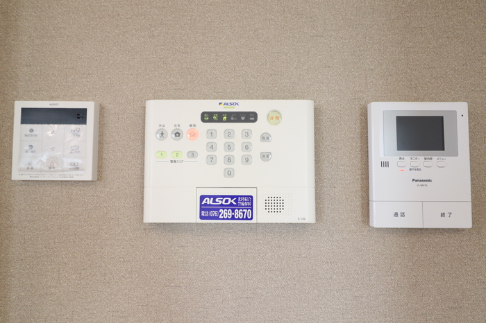 セキュリティ　ALSOKホームセキュリティシステム、TVインターホン