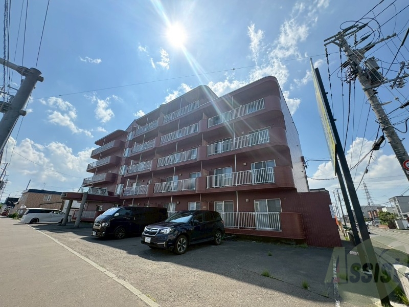建物外観　札幌市東区東苗穂５条「ローヤルハイツ東苗穂」