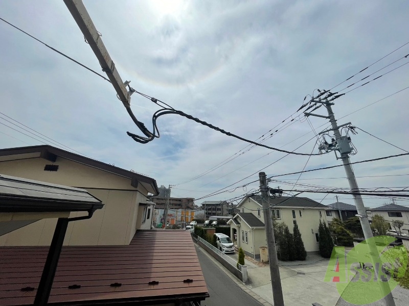 眺望　こちらは眺望になります。周りは住宅街で静かな印象でした。