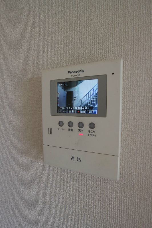 セキュリティ　TVインターホン付きで安心です。