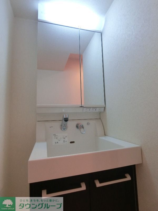 洗面設備　同じ間取りの別室の画像です