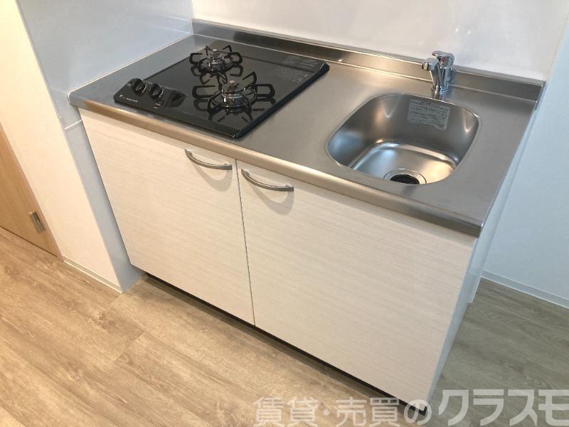 キッチン　２口コンロのシステムキッチン♪