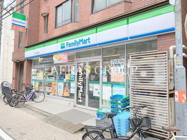 コンビニ　ファミリーマート 足立五反野店（コンビニ）まで387m