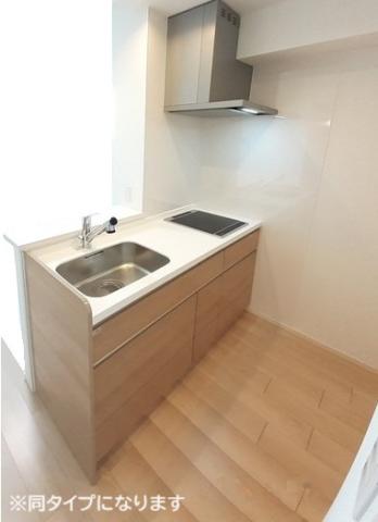 キッチン　※同タイプ部屋の写真です。