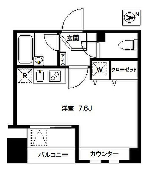サンパティーク広尾の間取り写真