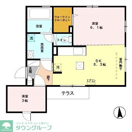 メゾンアデルタの間取り写真