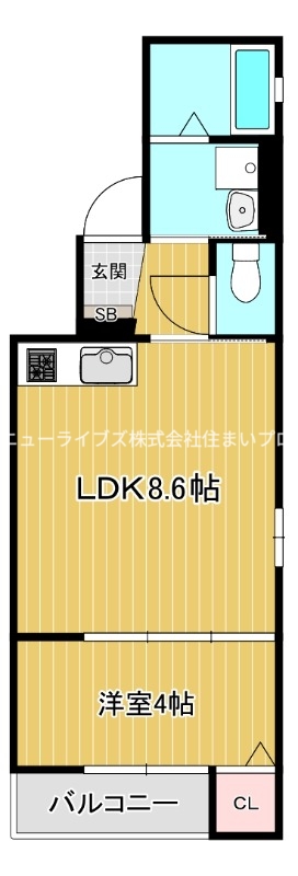 アムールシトラスの間取り写真