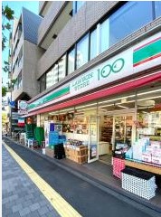 コンビニ　ローソンストア100 LS新宿早稲田通店（コンビニ）まで155m