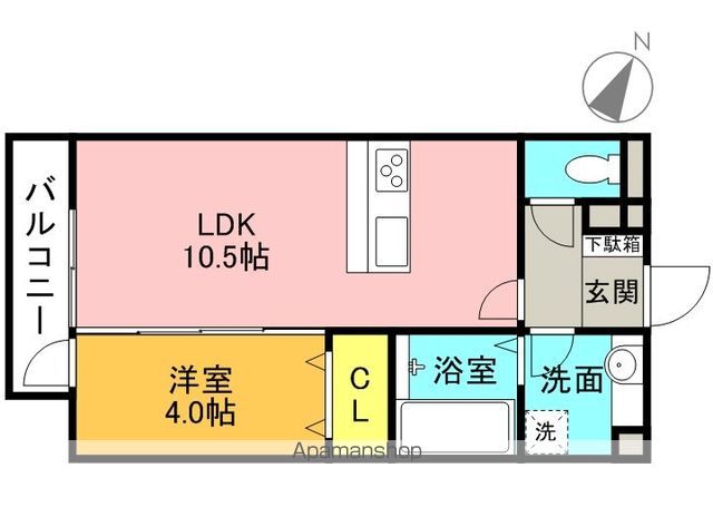 阪急京都線 高槻市駅 バス乗車時間：30分 最寄りバス停で下車 徒歩3分 2階建 築10年の間取り写真