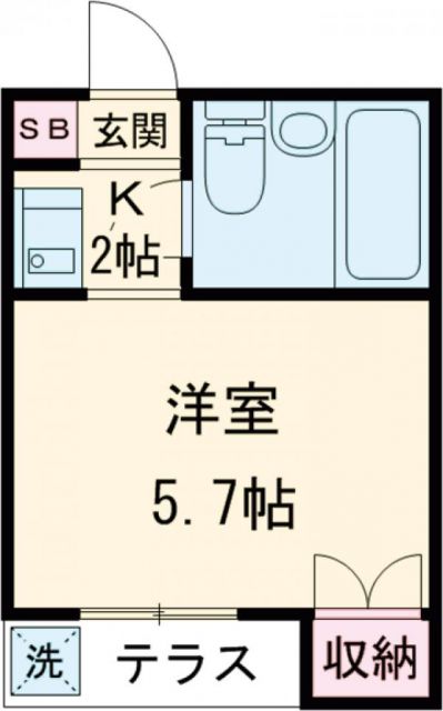 VIVA HOUSE弦巻の間取り写真