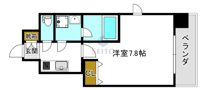 地下鉄御堂筋線 江坂駅 徒歩8分 12階建 築5年の間取り写真