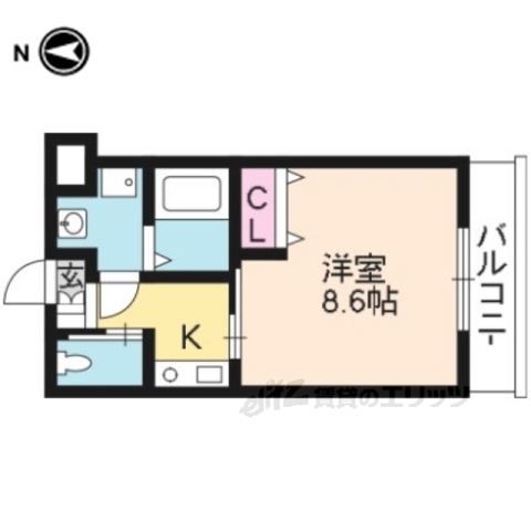ヴィータ京都西院の間取り写真
