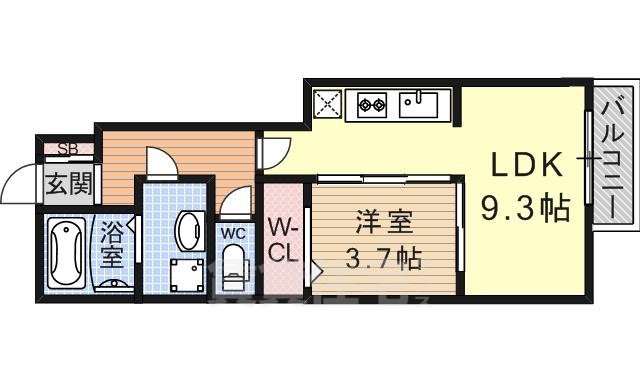 地下鉄東西線 小野駅 徒歩9分 2階建 築15年の間取り写真