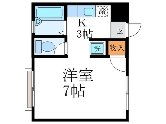 畠山ハイツの間取り写真