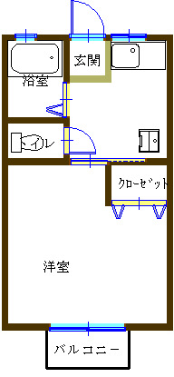 第二セイホウアパートの間取り写真