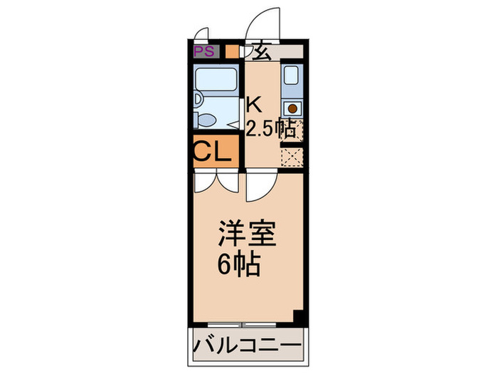 メゾンドリバージュの間取り写真