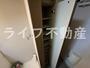 収納　たっぷりとした収納スペースです