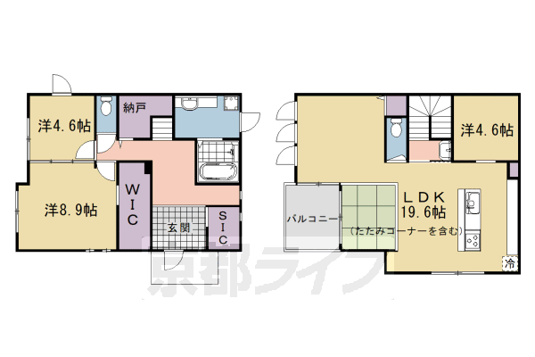 城山台8丁目戸建の間取り写真