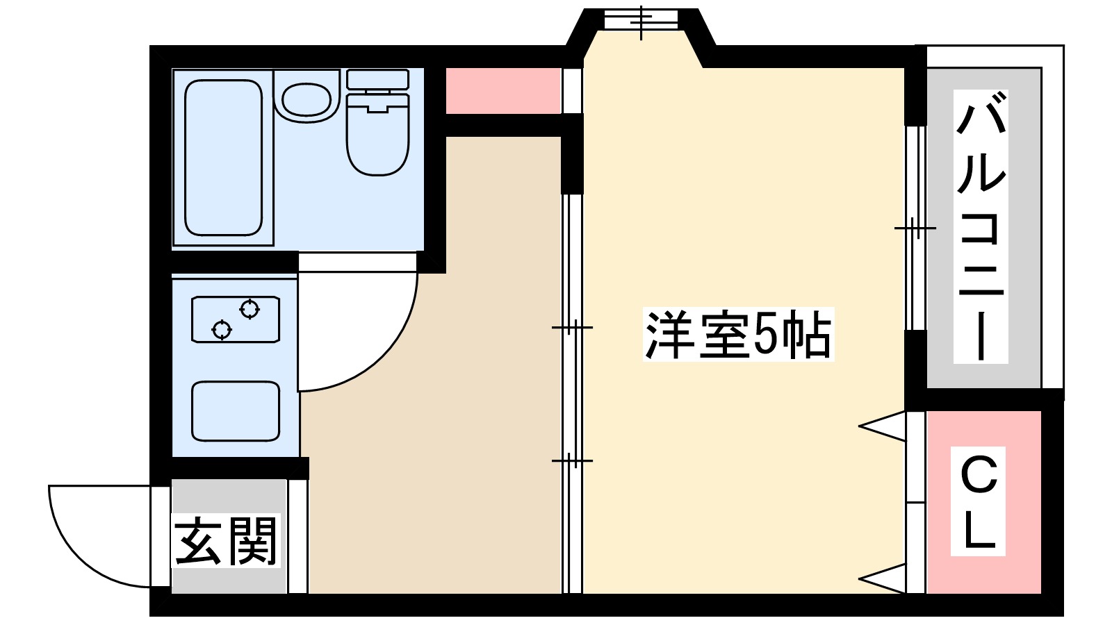 レバンガ江坂APの間取り写真