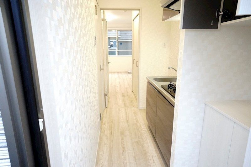 玄関　エスパーダ千川　板橋区大谷口１