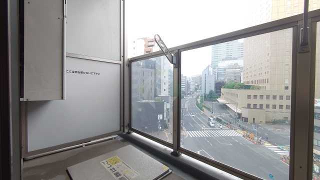 バルコニー　パークハビオ飯田橋