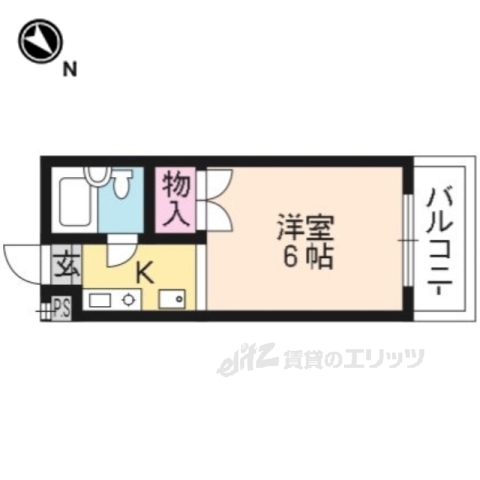 アルティ紫野の間取り写真
