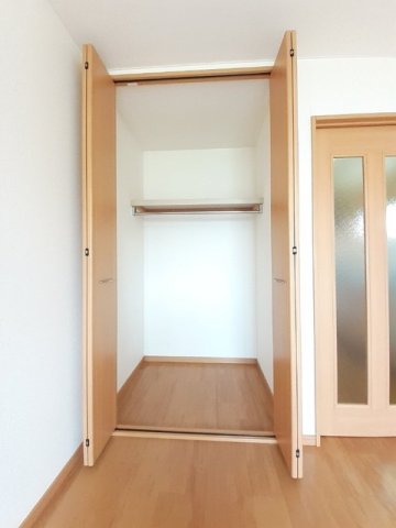 収納　たっぷりとした収納スペースです