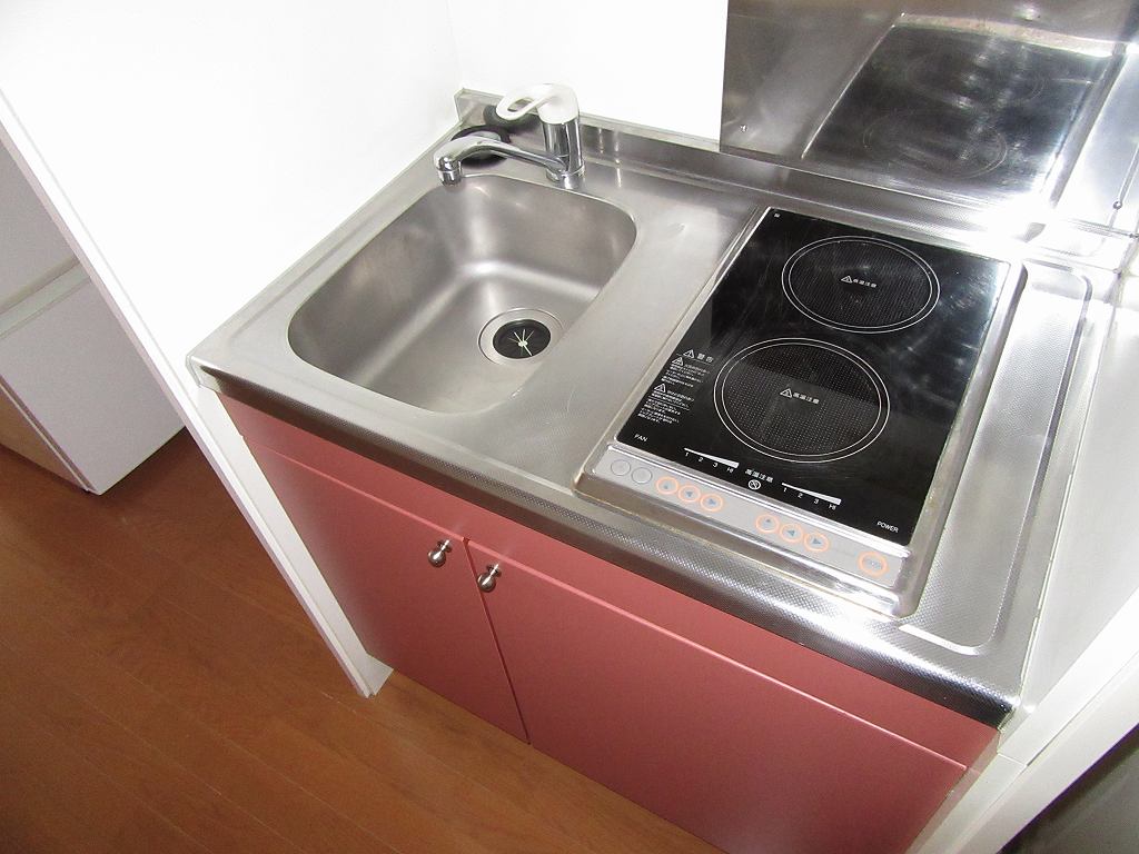 キッチン　電気コンロ2口※同タイプ