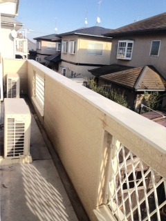 バルコニー　日当たり良好、ワイドバルコニー