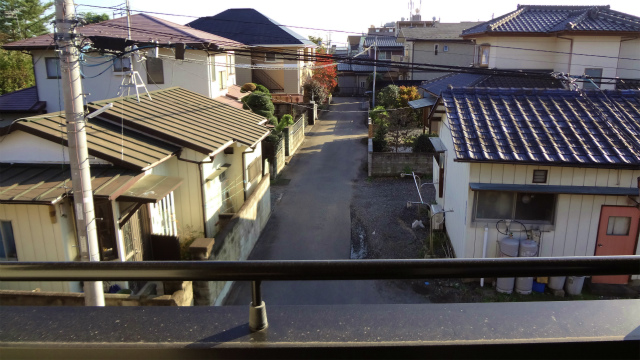 眺望　物件は住宅街にあります。