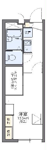 レオパレスディア　コート　３の間取り