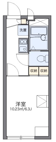 横須賀市津久井のアパートの間取り