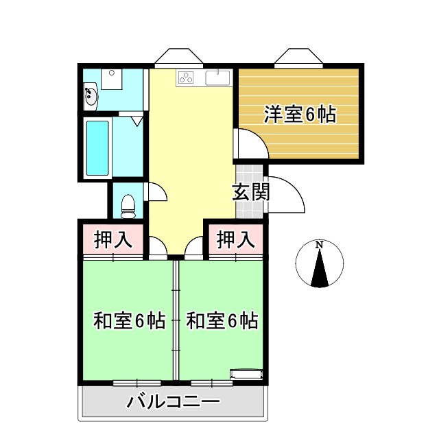 大富レジデンスの間取り