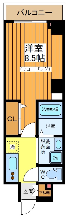 クレイシア世田谷野沢の間取り写真