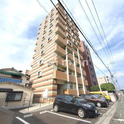 【熊本市中央区水前寺のマンションの建物外観】