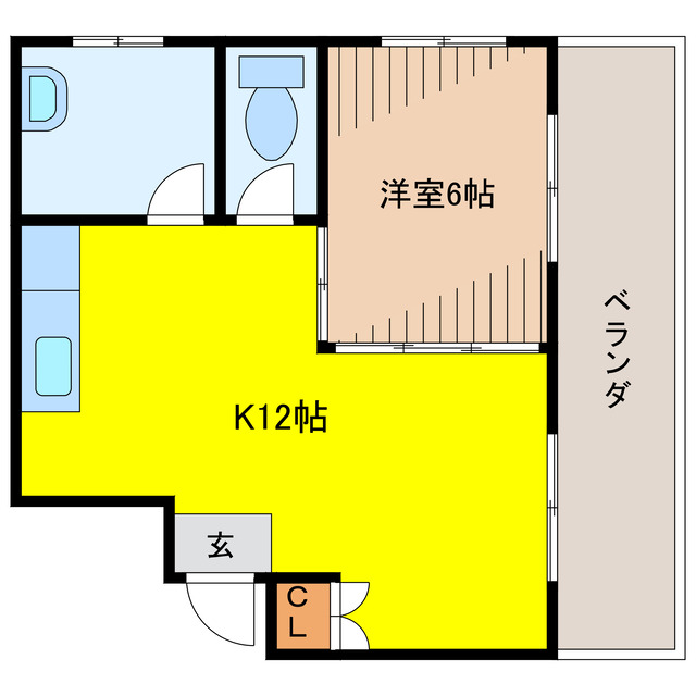 マンション１３６の間取り